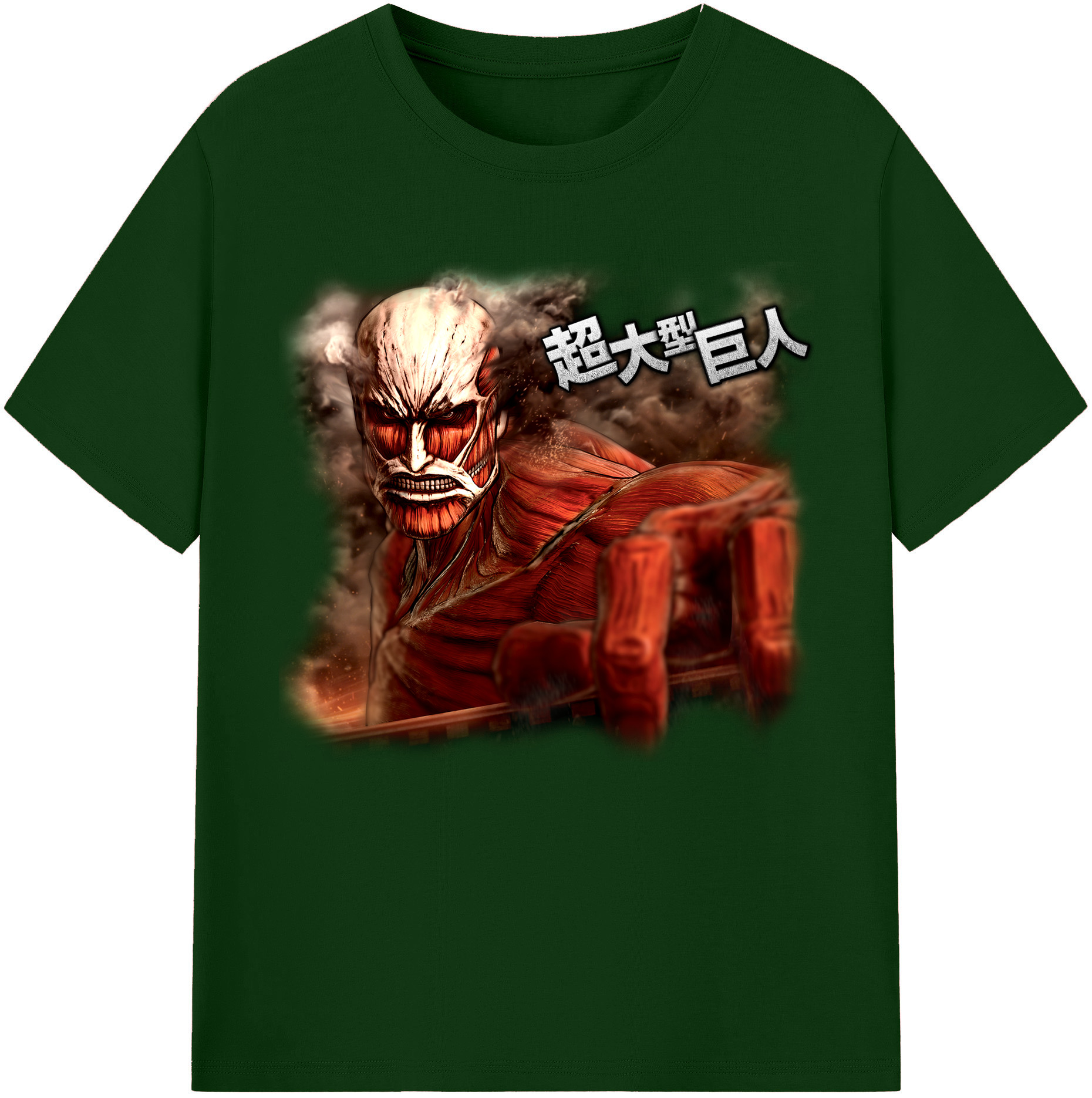 （画像用） 進撃の巨人 Attack on Titan 綿100％半袖Tシャツ（フロントプリント）